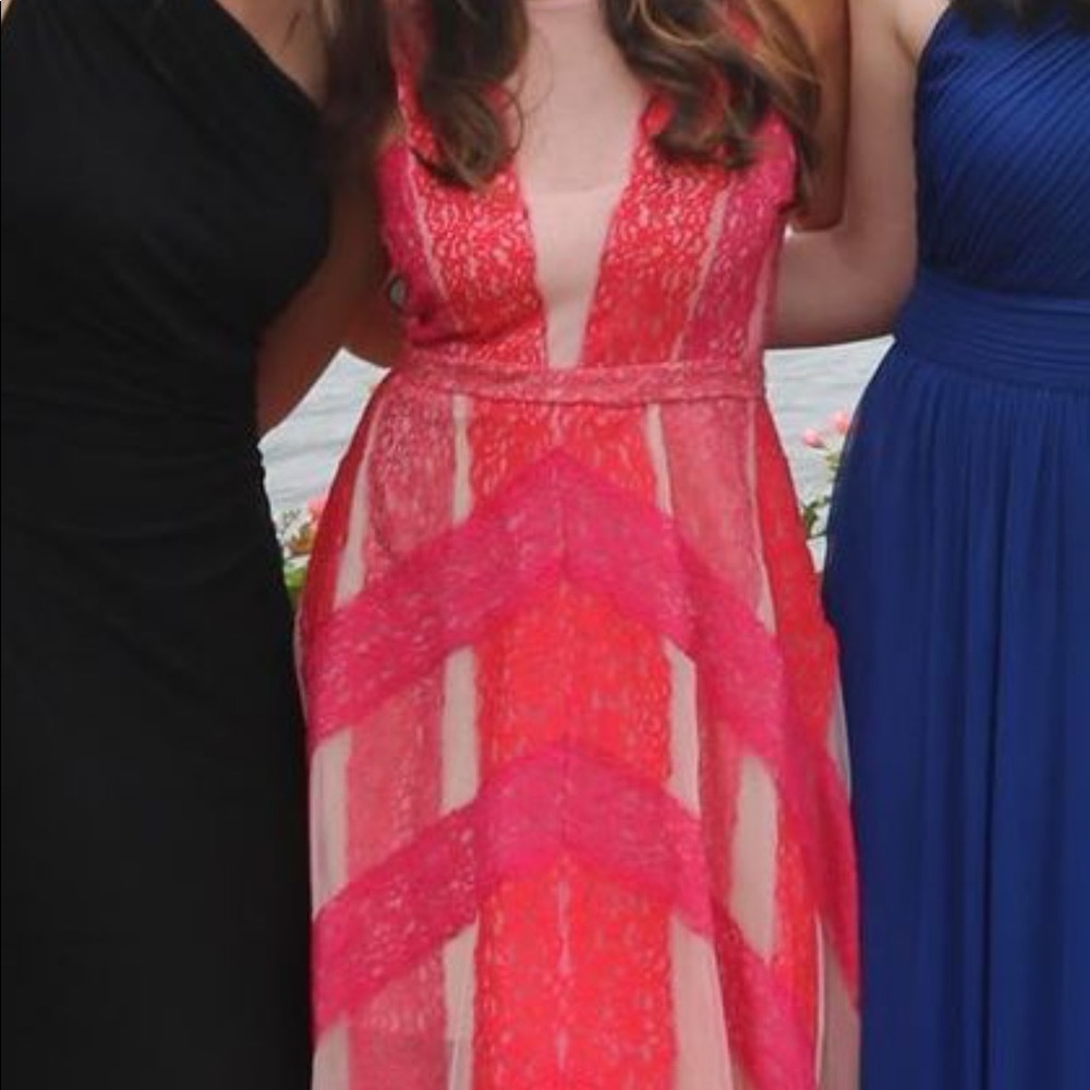 BCBGMAXAZERIA Joslyn Handkerchief Dress